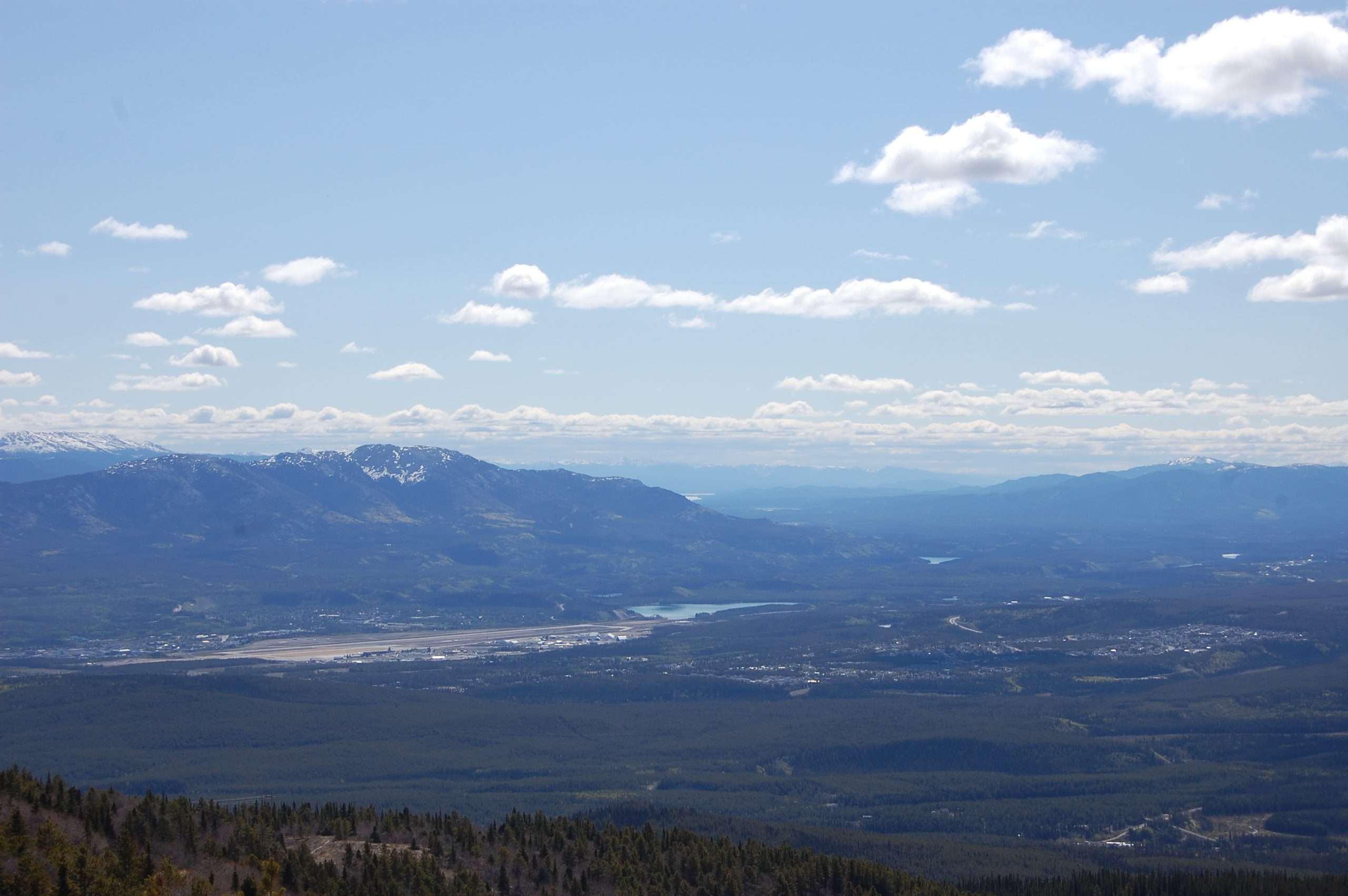 Whitehorse from Haeckel Hill